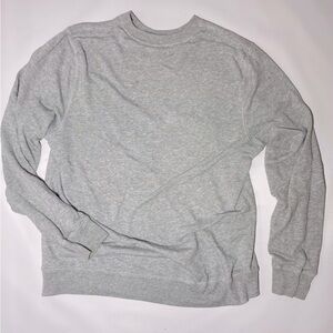 🔥Five Four - Men’s Basic / Plain Heather Gray Loopback Crewneck - L